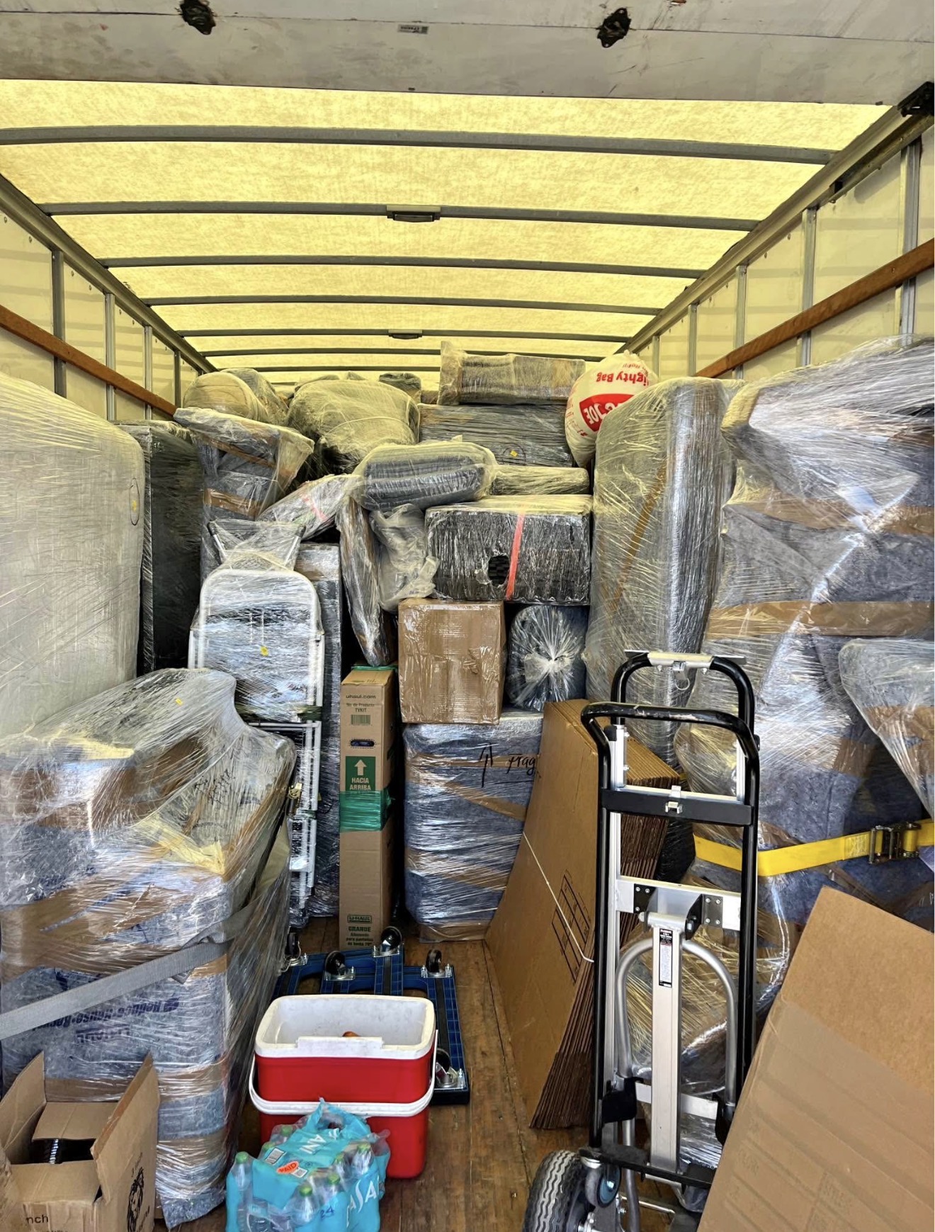 LoadStar truck loaded after a haul
