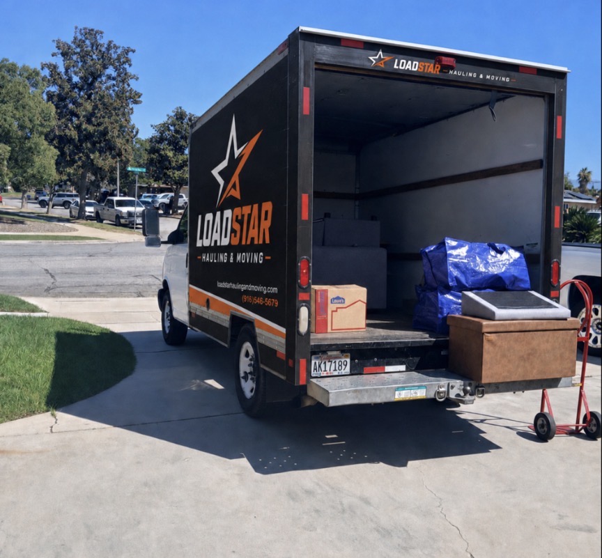 LoadStar truck on a Sacramento job