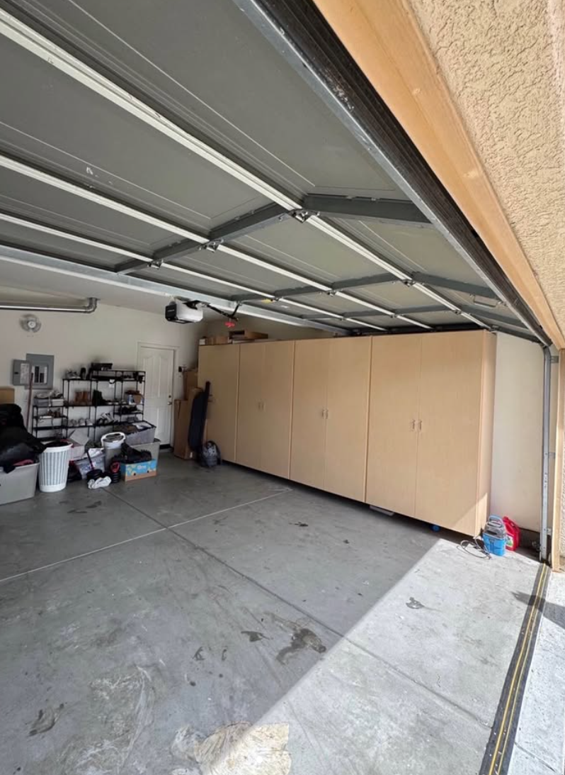 Sacramento garage cleanout before and after junk removal after